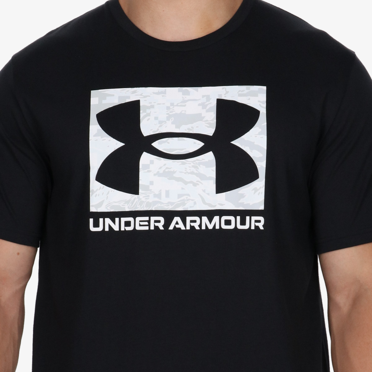 UA ABC CAMO BOXED LOGO SS 