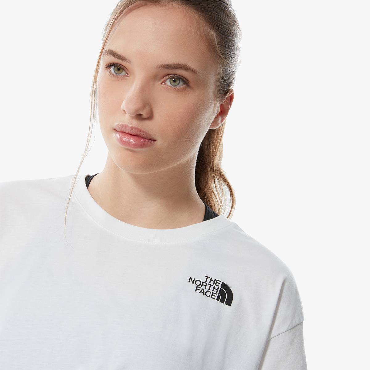 W CROPPED SIMPLE DOME TEE 