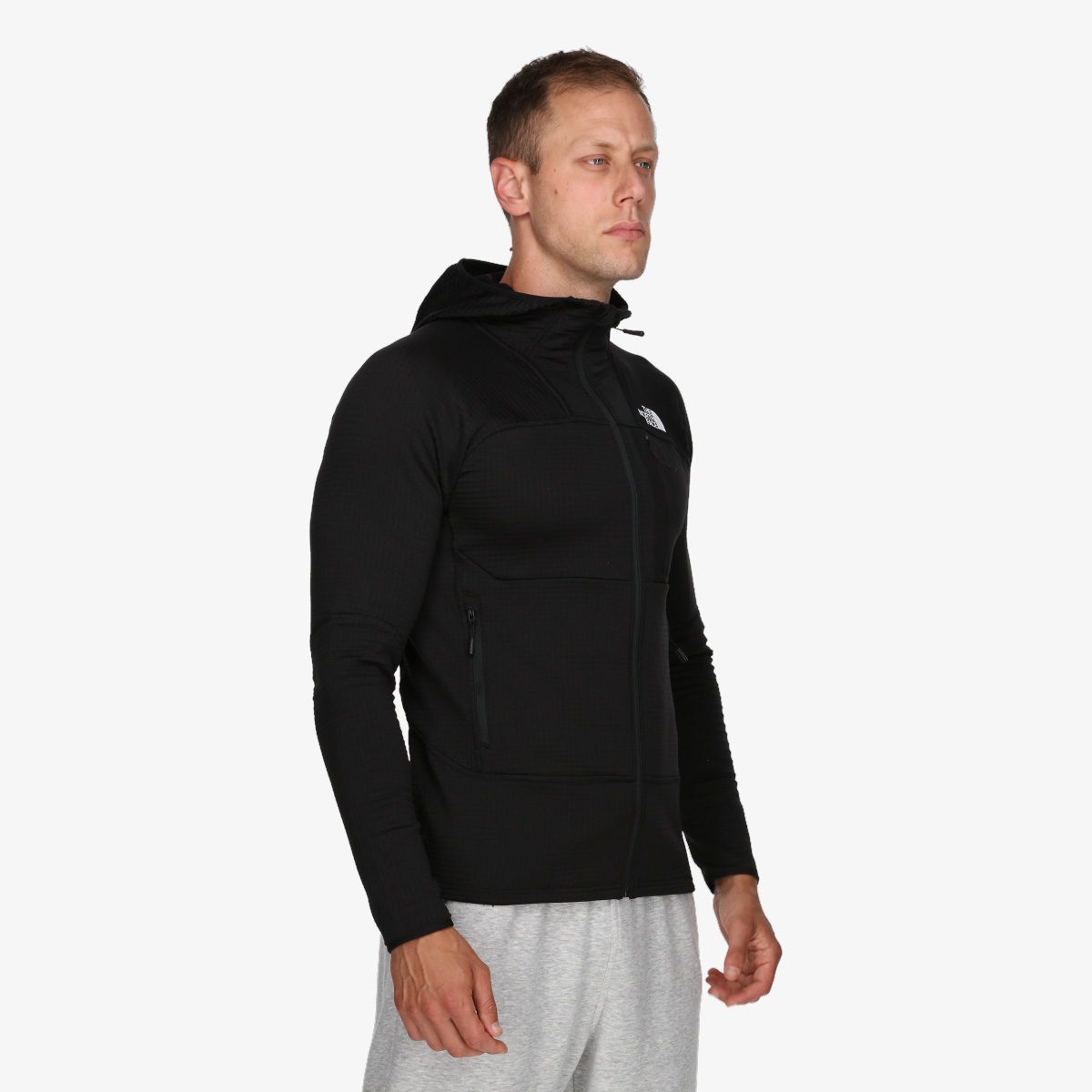 M STORMGAP POWERGRID HOODIE TNF BLACK 