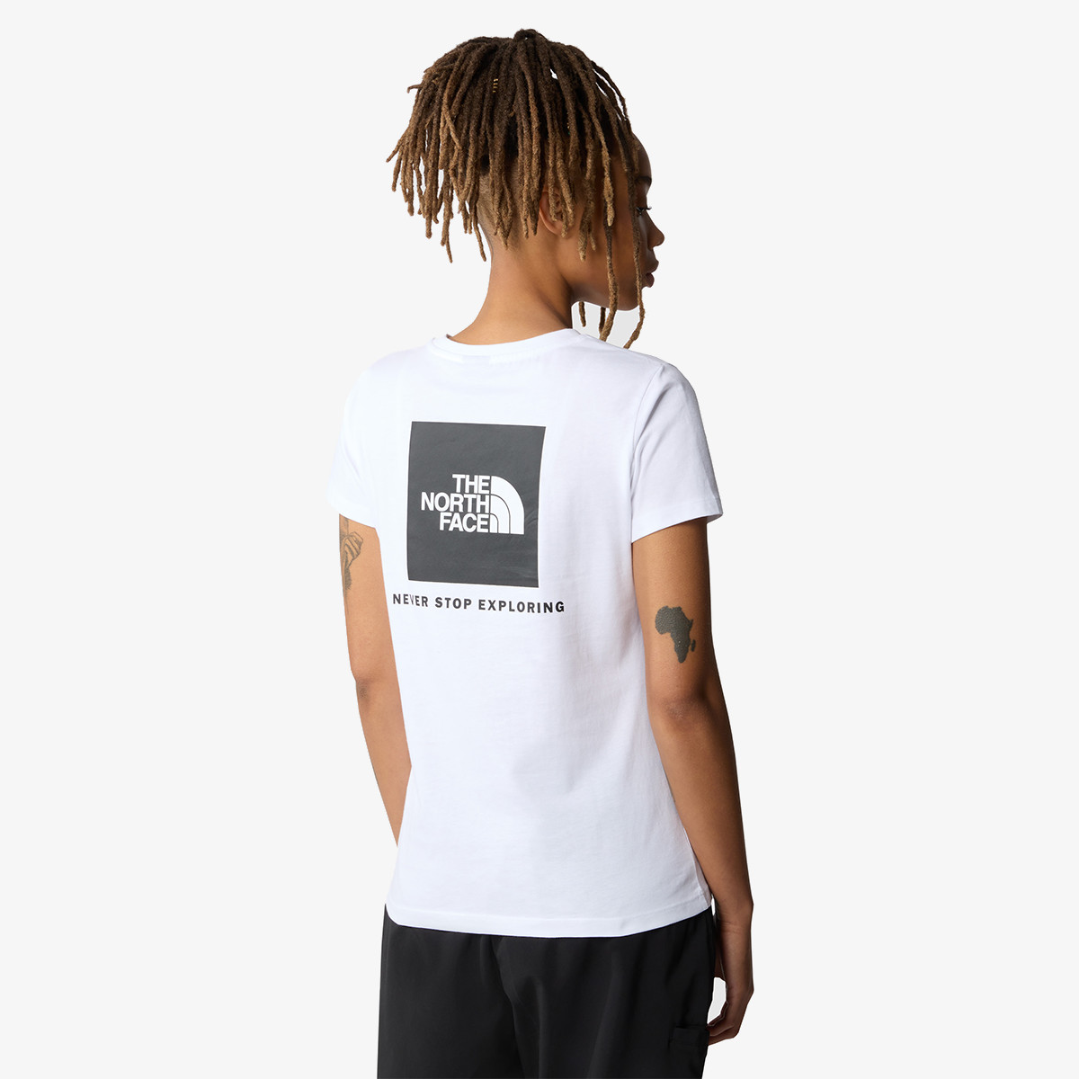 W S/S REDBOX TEE TNF WHITE 